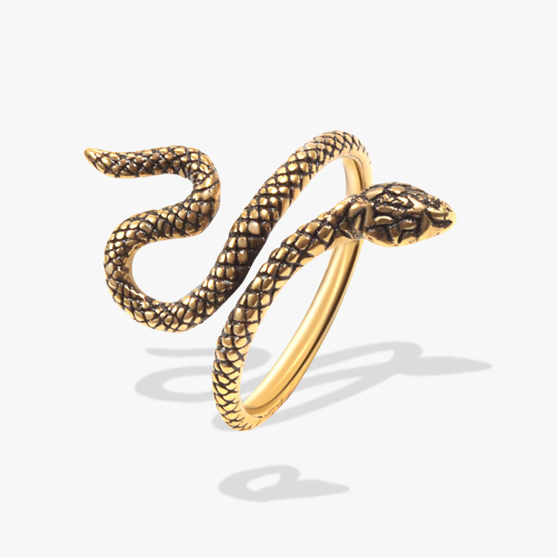 Anillo De Serpiente De Cobre