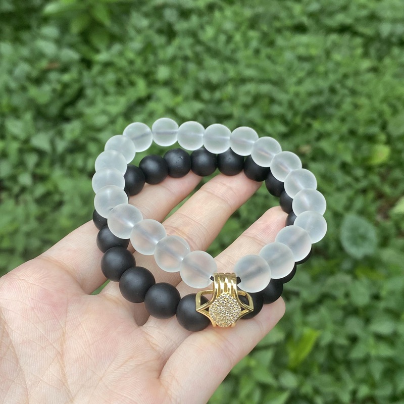 Fashion Type A Copper Geometric Beaded Bracelet