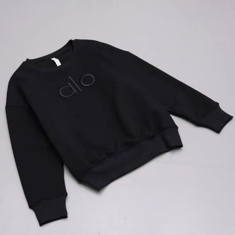 Sudadera De Yoga Polar Con Cuello Redondo