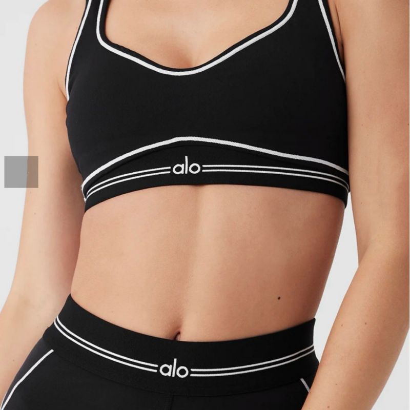 Fashion Black Lingerie Cotton Colorblock Yoga Camisole