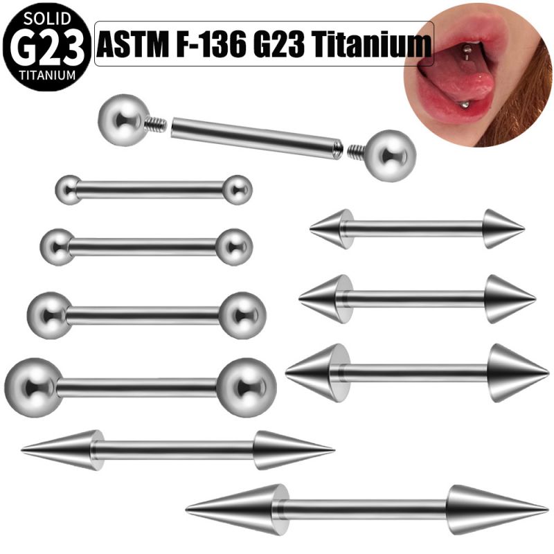 Clavo De Pezón Piercing De Cono De Acero De Titanio