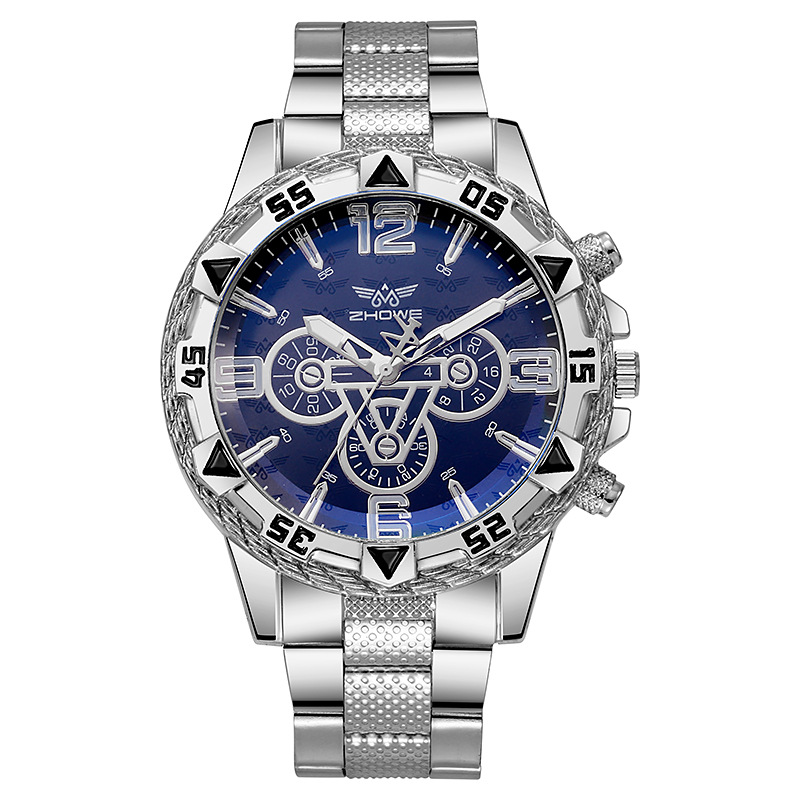 Reloj De Hombre Con Esfera Redonda.