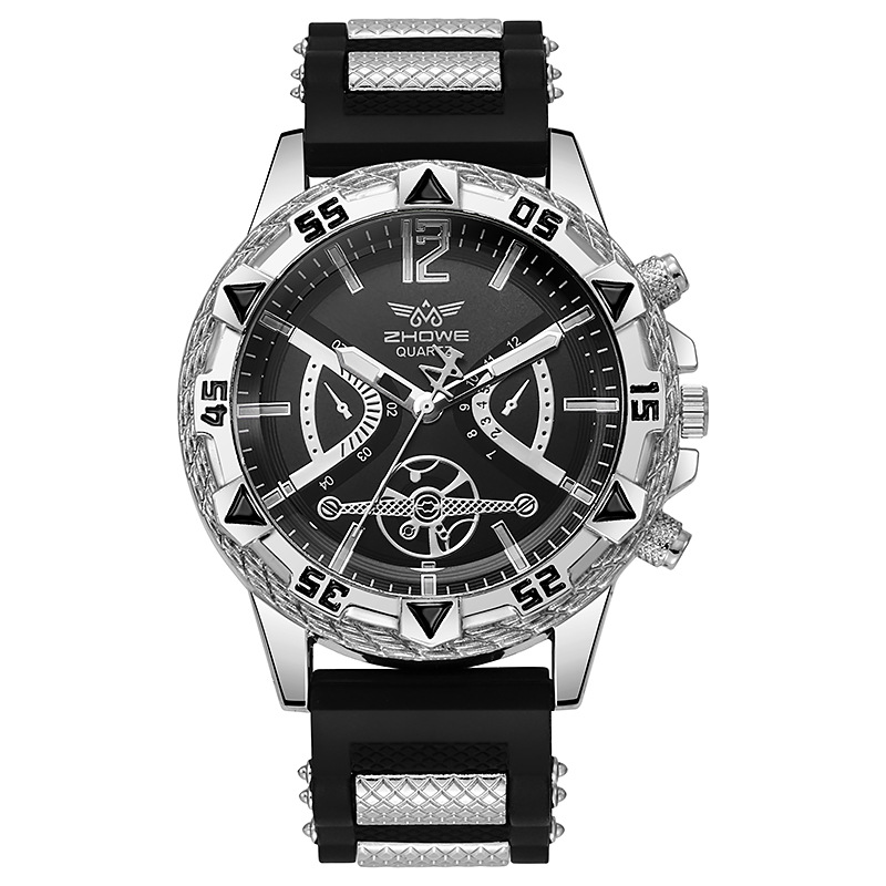 Reloj De Hombre Con Esfera Redonda.