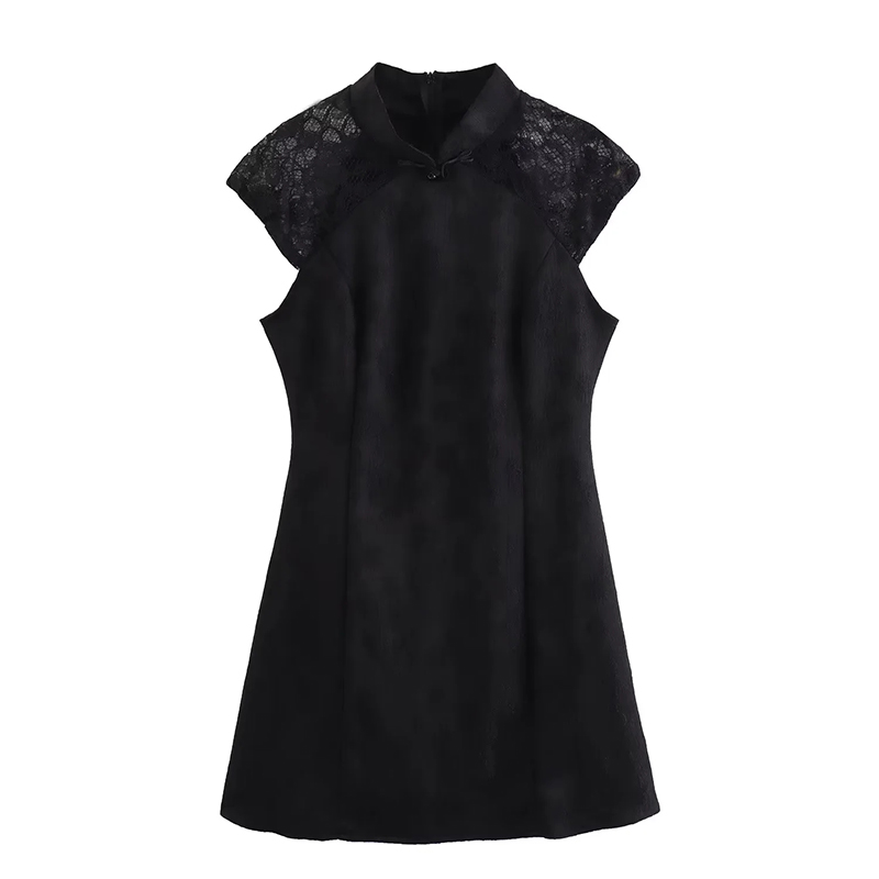 Falda De Encaje En Jacquard De Poliéster