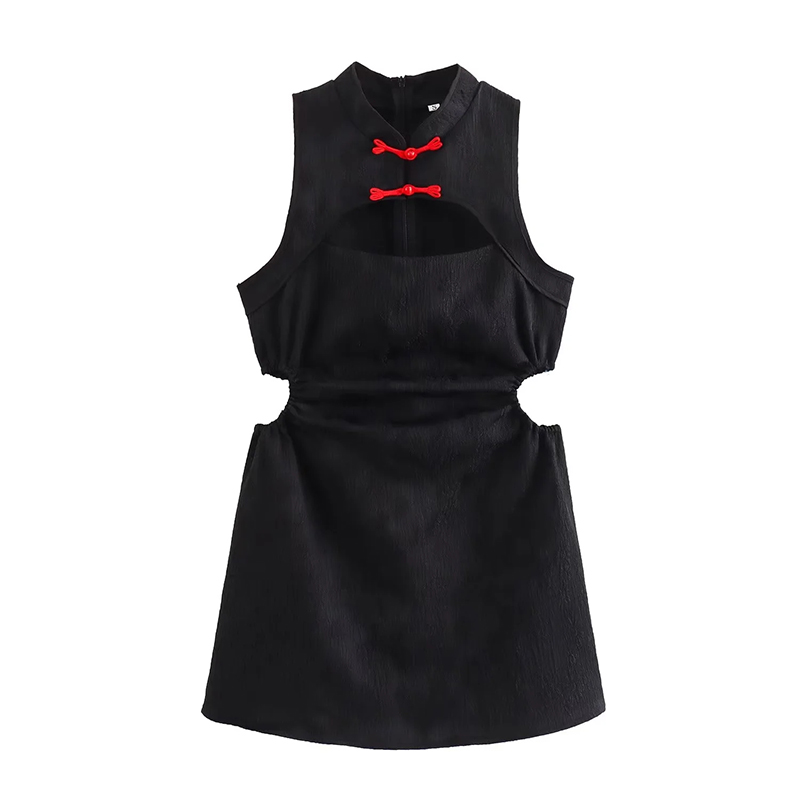 Falda Corta Con Cintura Hueca