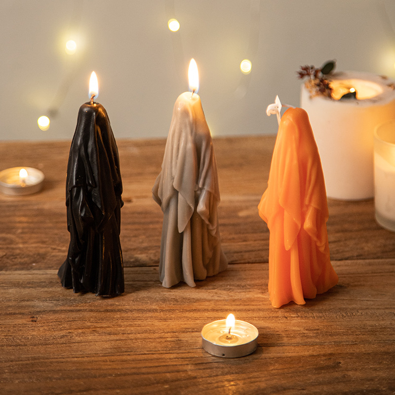 Fashion Black (blackberry Basil) Halloween Ghost Scented Candle