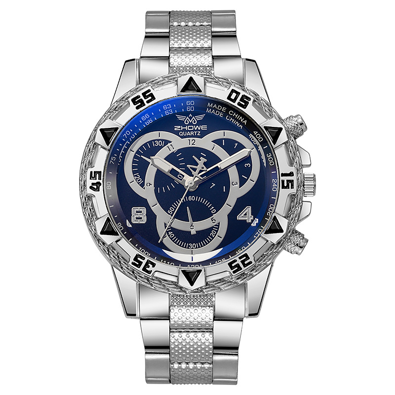 Reloj De Hombre Con Esfera Redonda.