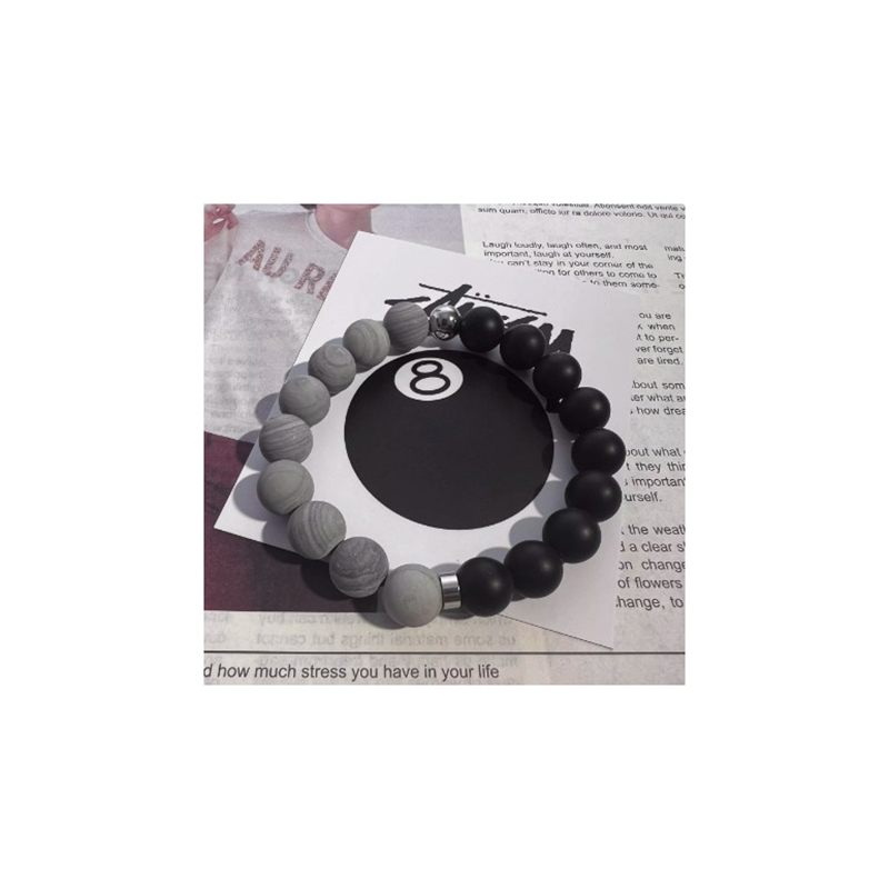 Fashion 2# Geometric Beaded Men's Bracelet