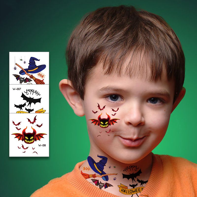 Tatuajes De Dibujos Animados De Halloween Para Niños