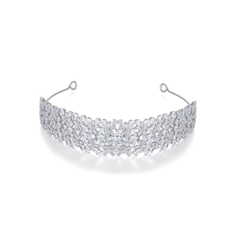 Accesorios Para El Cabello Geométricos De Diamantes De Cobre.