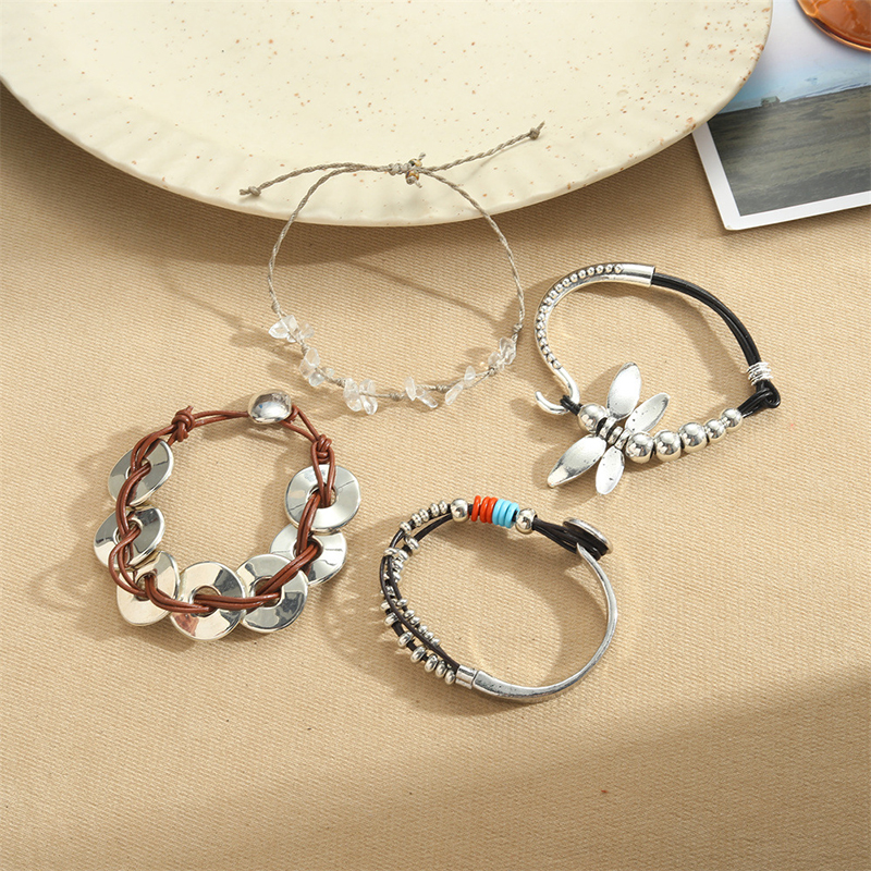 Beads Alloy Beaded Bracelet