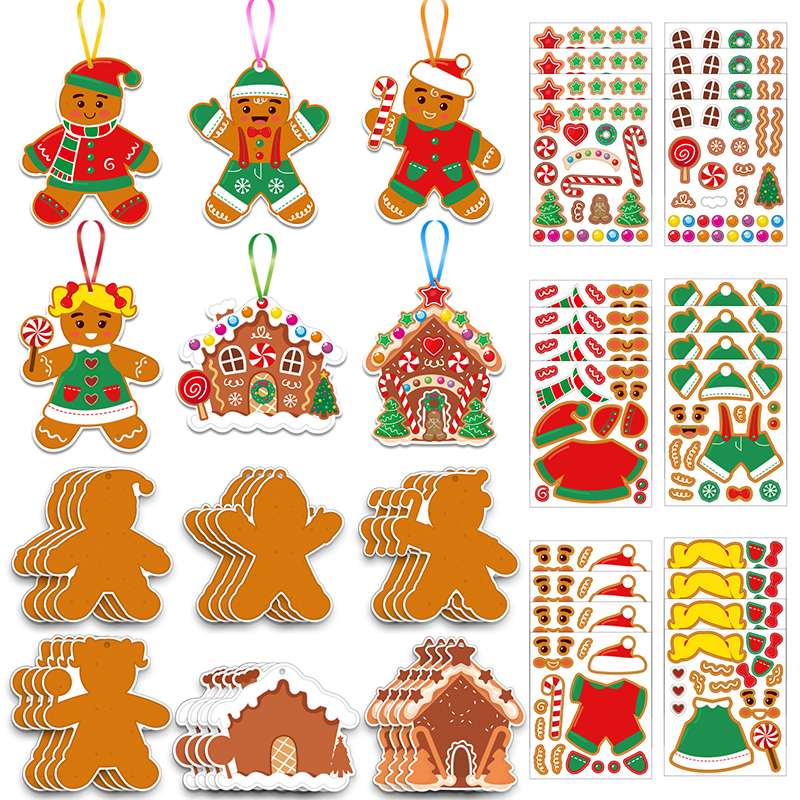 Juego De Pegatinas Para Tarjetas Navideñas Diy