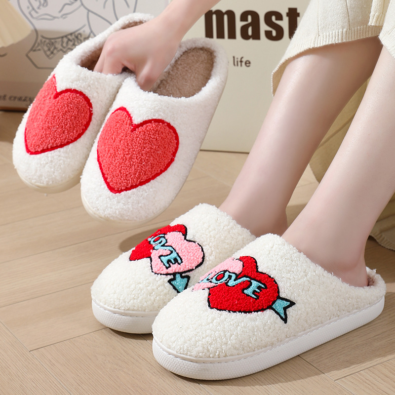 Pantuflas De Algodón Con Estampado De Setas Arcoíris Love Rose