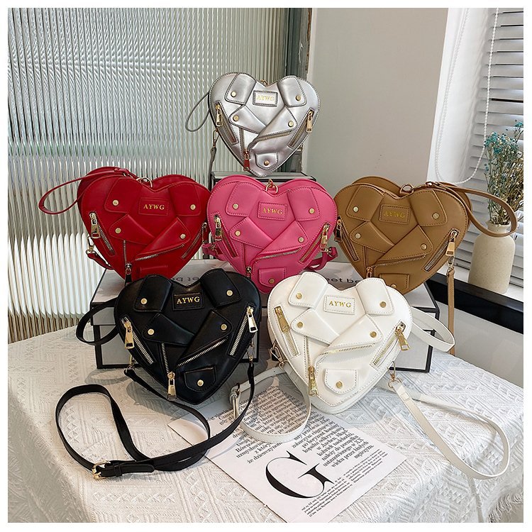 White Pu Love Handbag