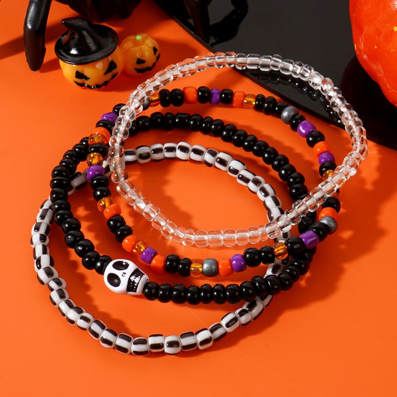 Black Colorful Rice Bead Bracelet