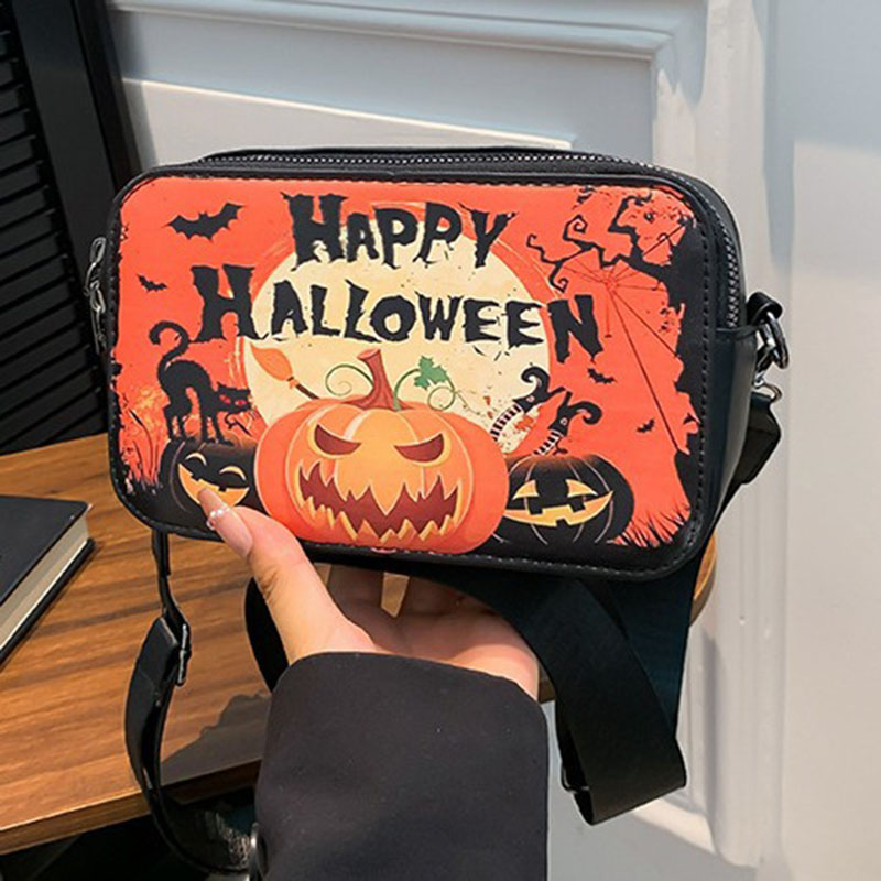 Section 5 Pu Halloween Print Crossbody Bag