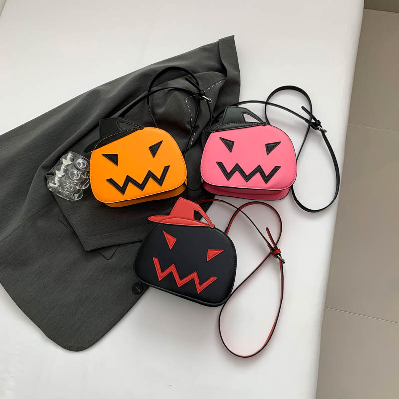 Yellow Pu Pumpkin Crossbody Bag