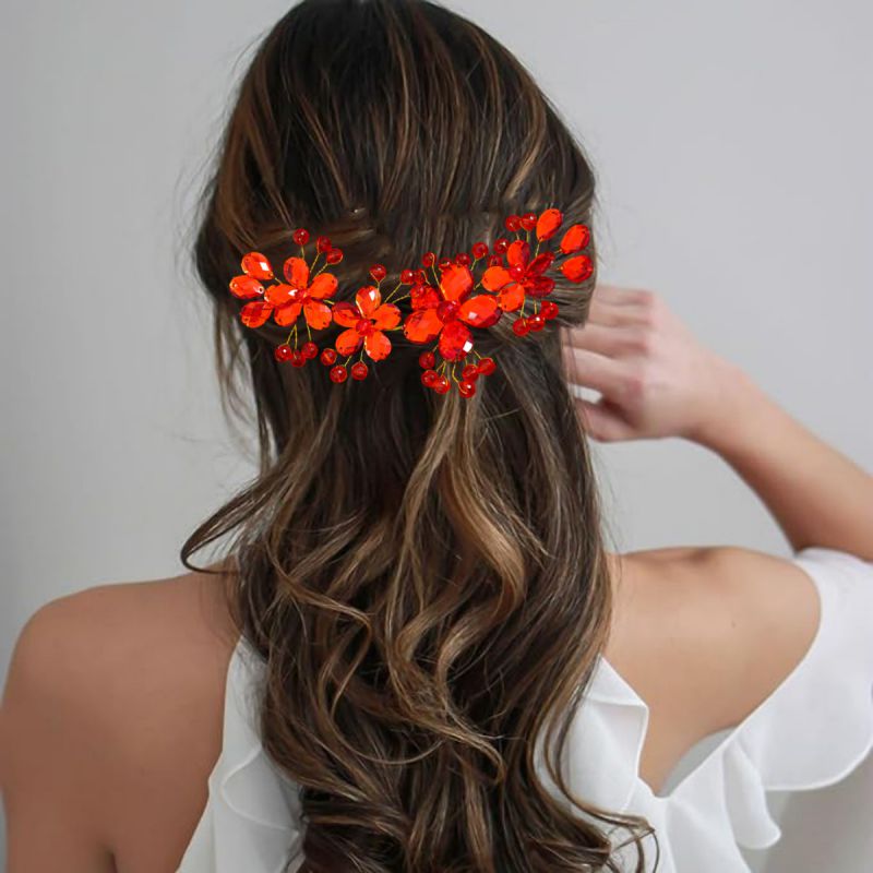 Diadema De Flores De Cristal