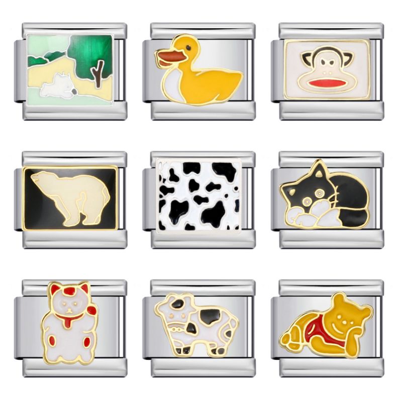 8# Stainless Steel Geometric Square Module Accessories