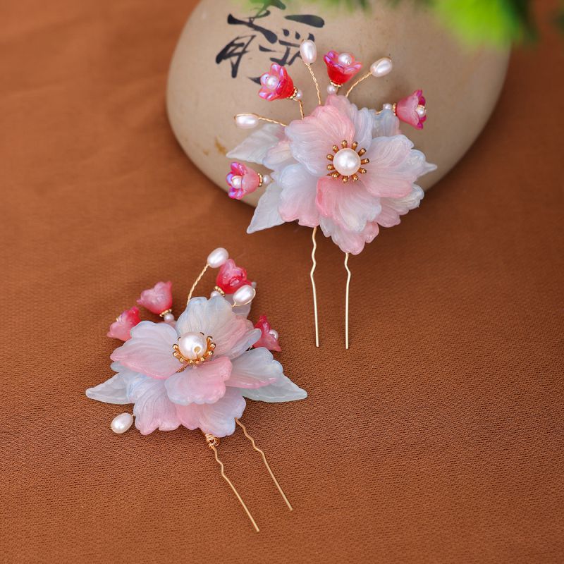 Horquilla De Flor De Resina