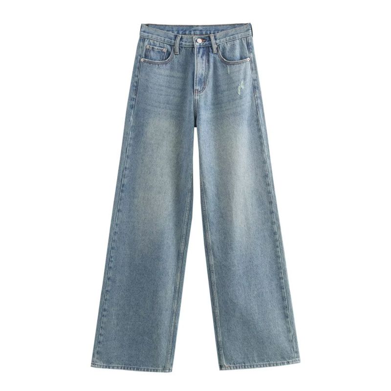Pantalón Recto Denim