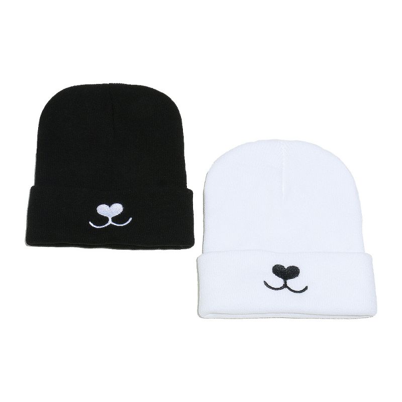 Gorro De Punto Bordado