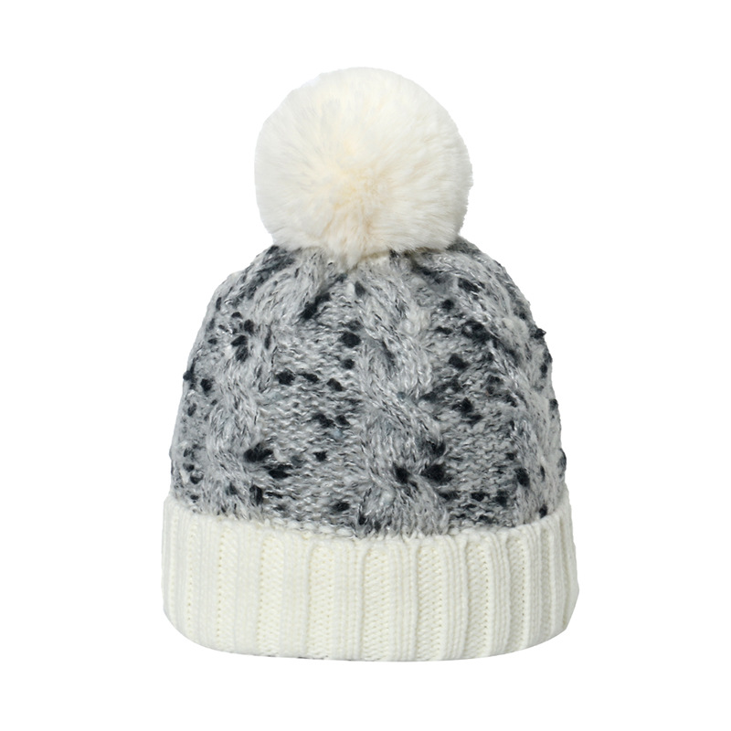 Gorro De Punto Mezclado Con Patchwork