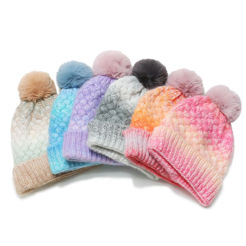 Gorro De Lana Con Efecto Tie-dye