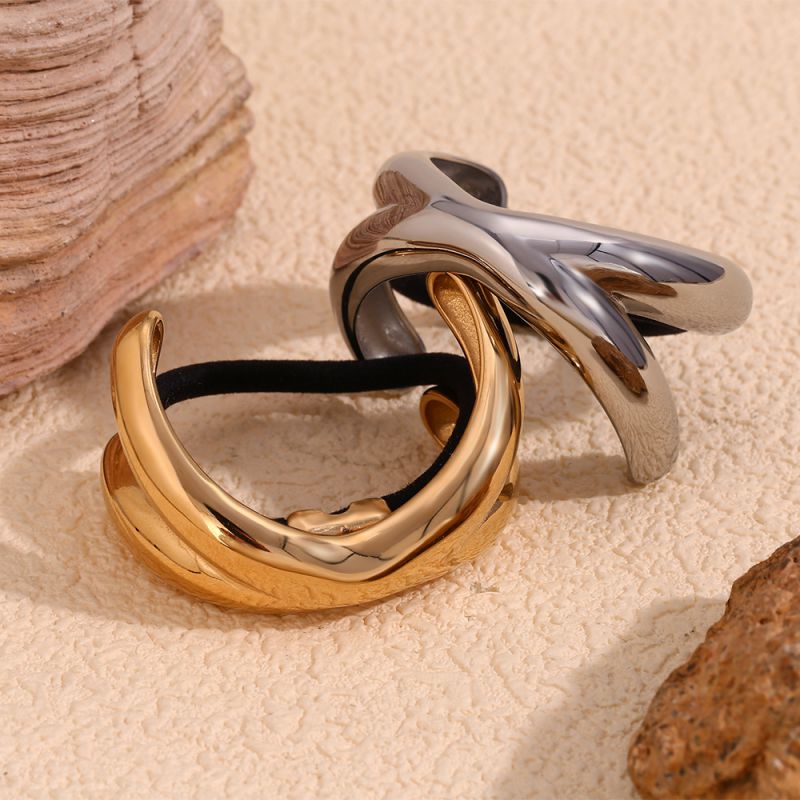 Deer Antler Hair Tie-steel Metal Geometric Hair Tie