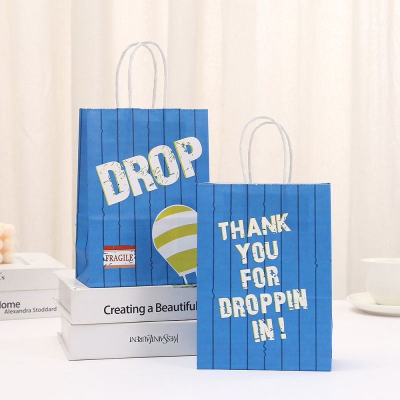 2# Printed Square Gift Bag (24 Pieces)