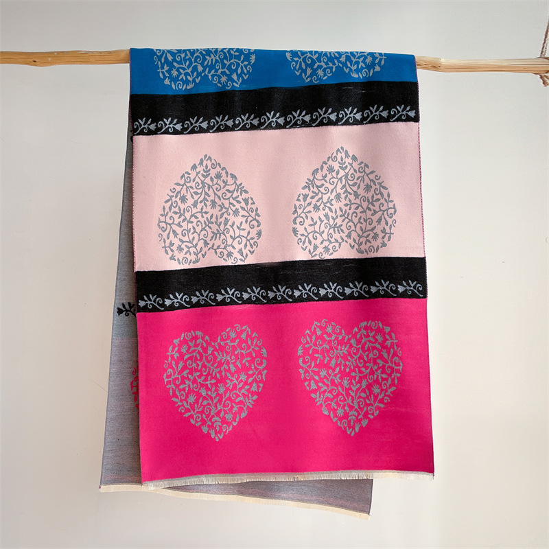 Color 3 Faux Cashmere Printed Scarf