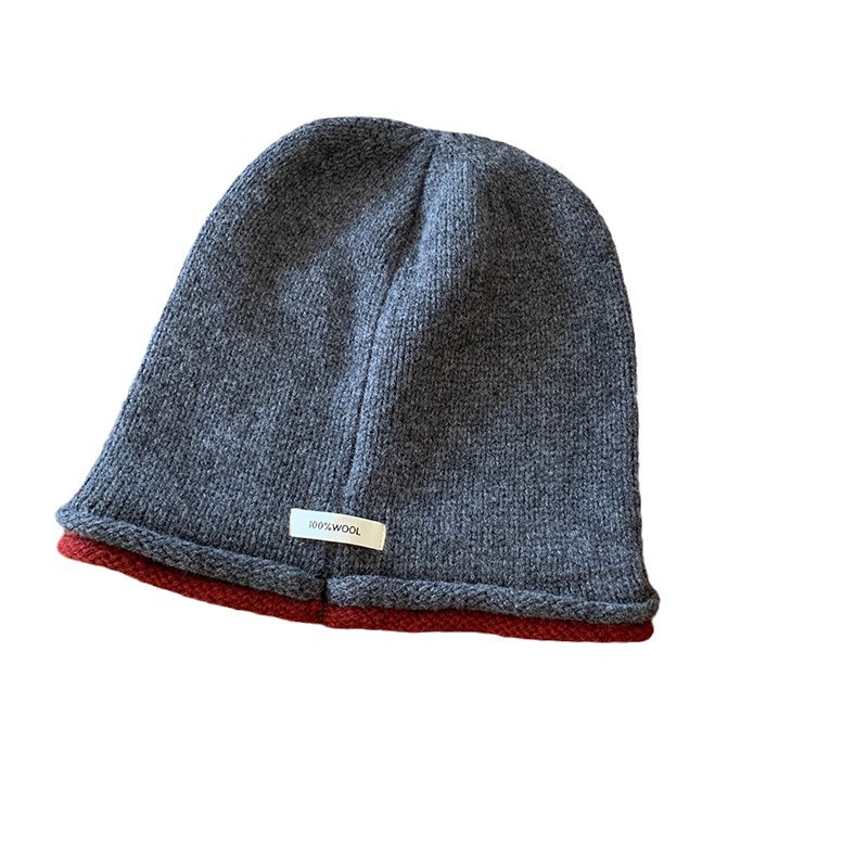 Gorro De Punto Color Block De Lana