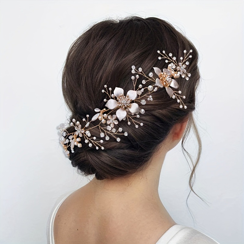 Diadema De Flores De Tela