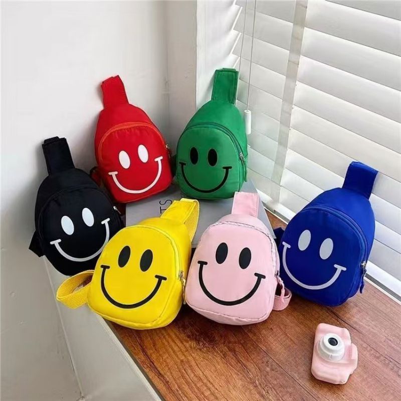 Bandolera Infantil Con Cara Sonriente