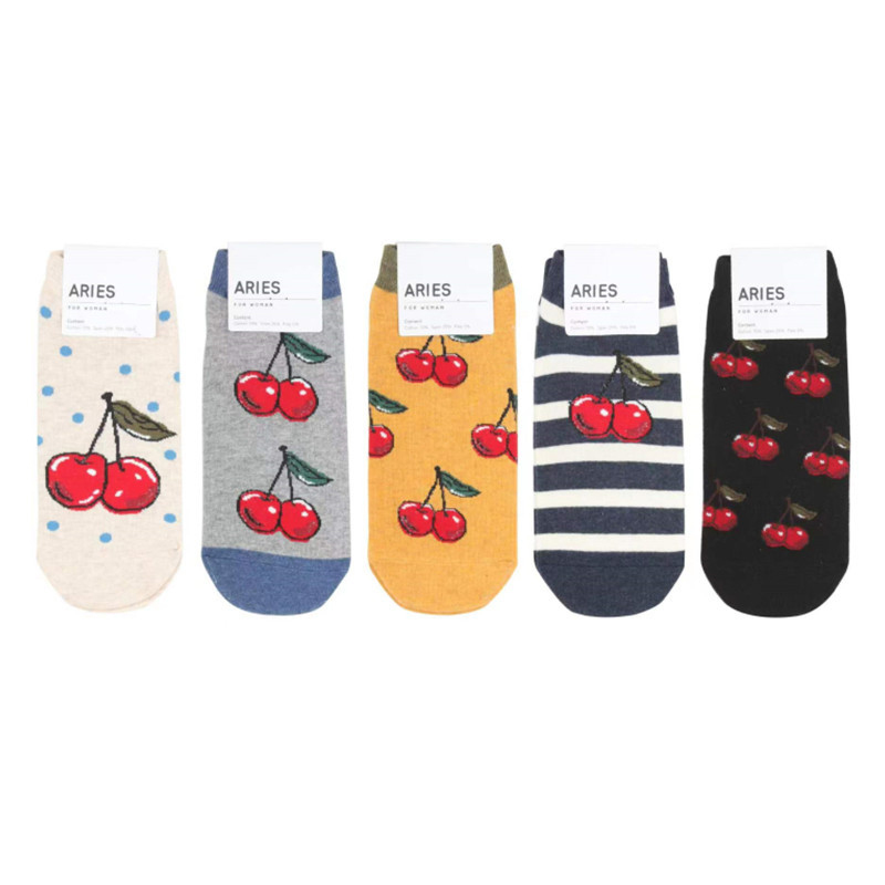 Calcetines Estampados De Algodón