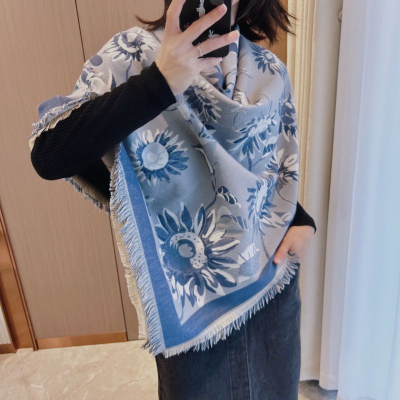 Chal Estampado De Cachemir Sintético