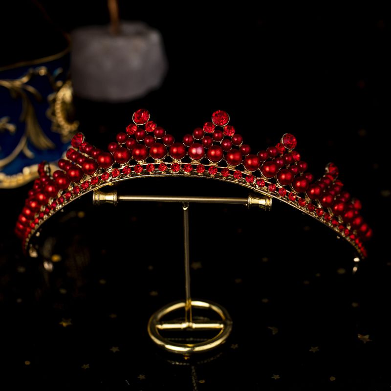 Corona De Perlas De Aleación