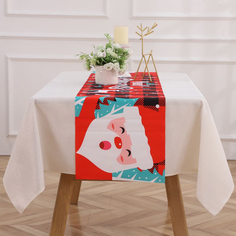 Type C Christmas Print Table Runner