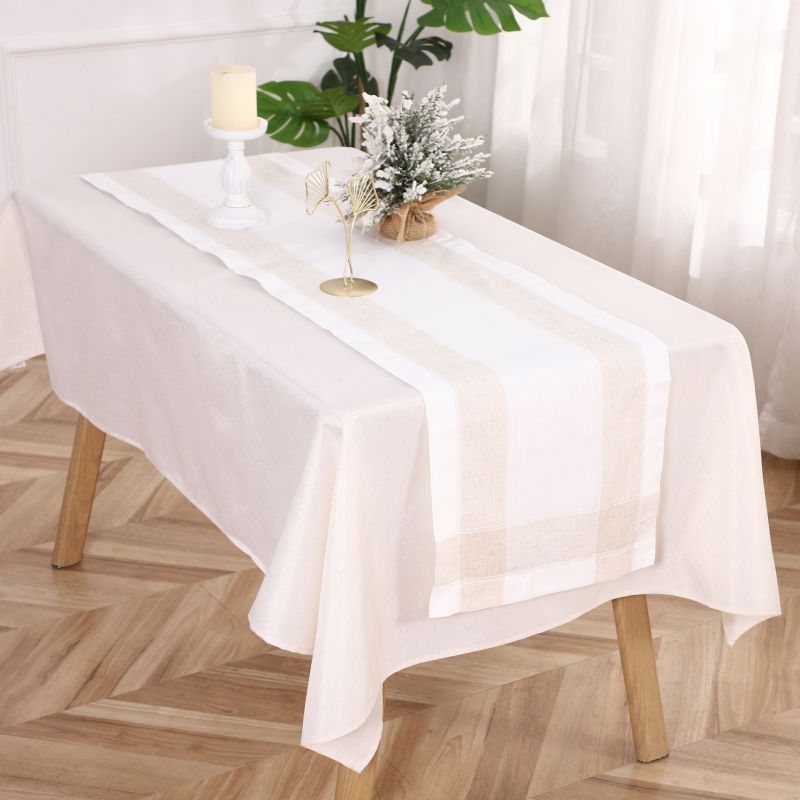 Type B Imitation Linen Square Table Runner