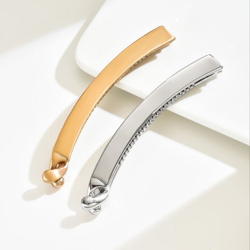 Gold Metal Toothed Banana Clip