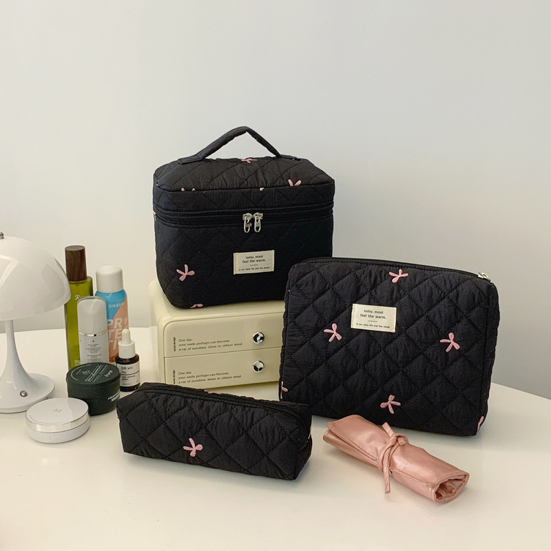Bolsa De Almacenamiento Con Lazo Bordado De Nailon