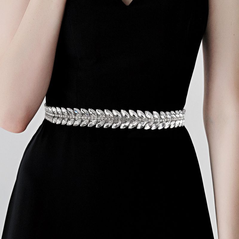 Faja Doble Hilera Marquesa Con Strass
