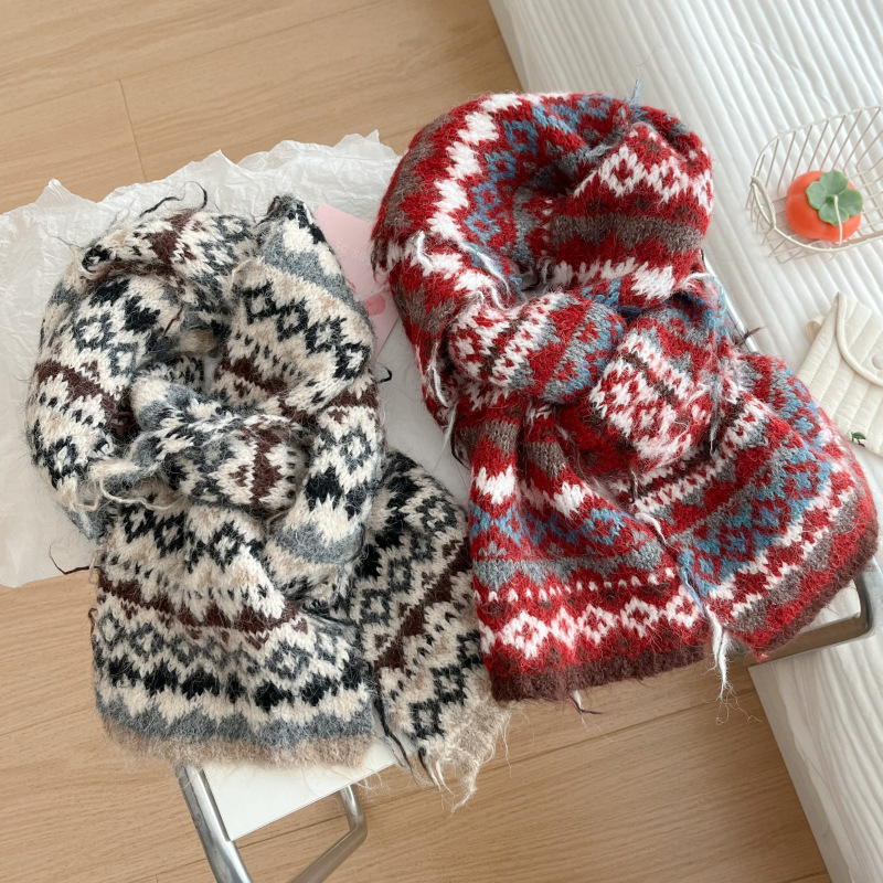Bufanda De Poliéster Jacquard