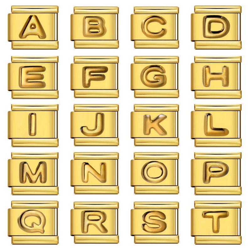 Accesorios Módulo Cuadrado 26 Letras Acero Inoxidable