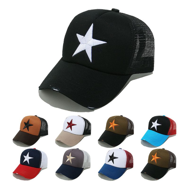 A Five-pointed Star 3d Embroidered Baseball Cap