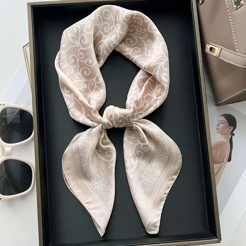 3# Polyester Printed Square Scarf