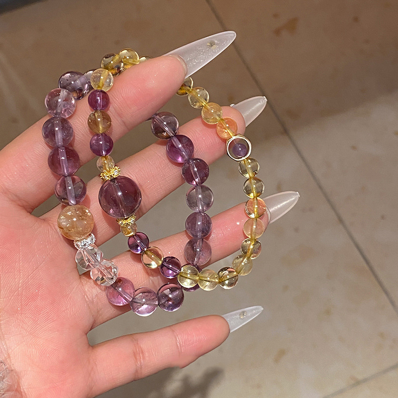Pulsera Con Cuentas De Cristal
