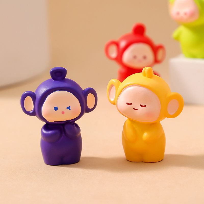 Adornos De Muñecas De Dibujos Animados De Resina.