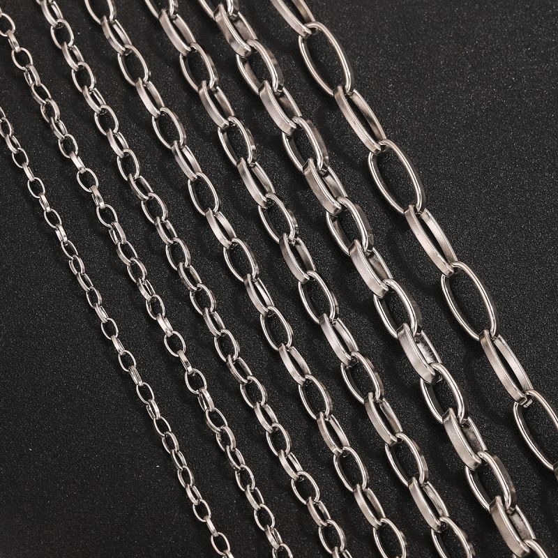 9mm Stainless Steel Chain Diy Necklace