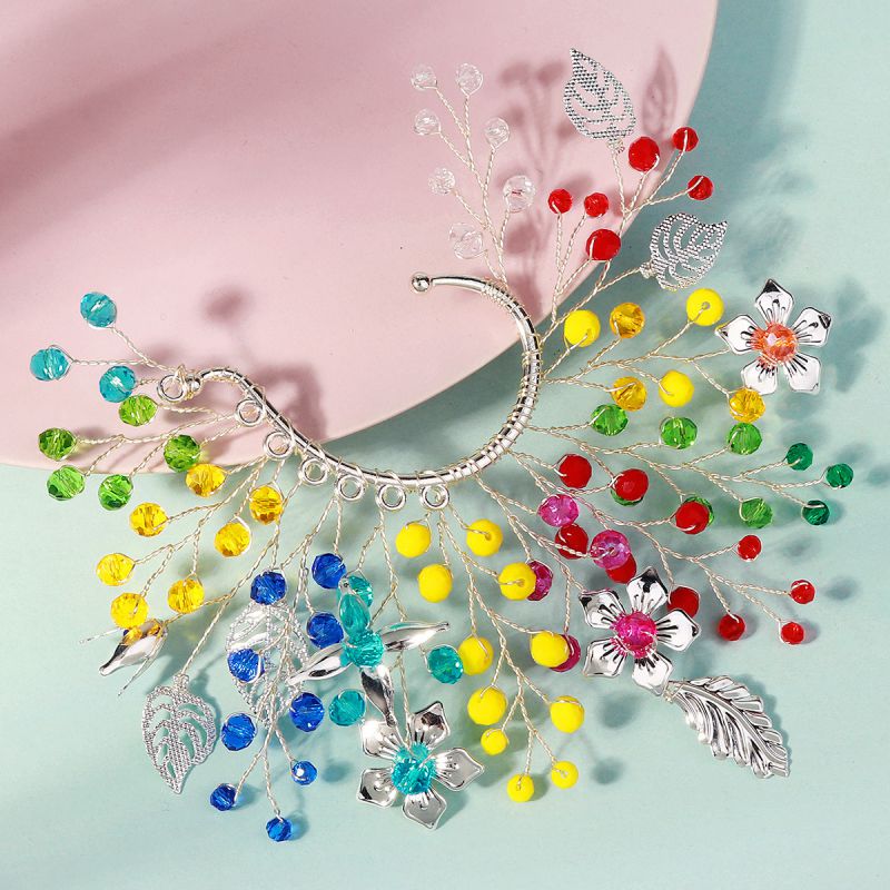 Puño Para La Oreja De Hada De Cristal De Colores
